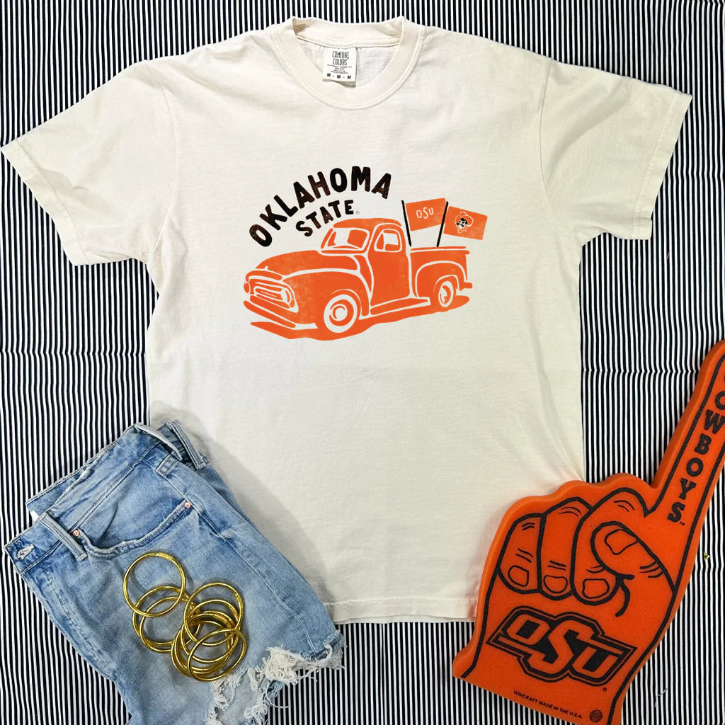 OSU Vintage Truck Comfort Colors Graphic Tee by Calamity Jane's Apparel