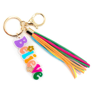 Acrylic Tassel Keychains