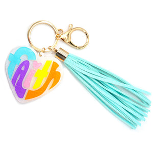 Acrylic Tassel Keychains