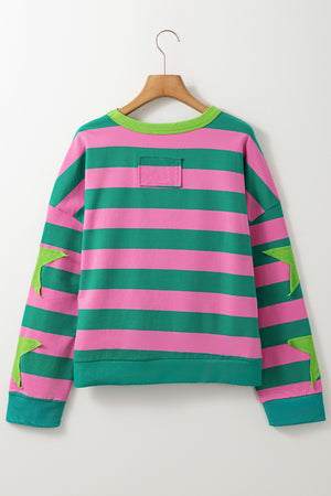 Starry Striped Sweatshirt