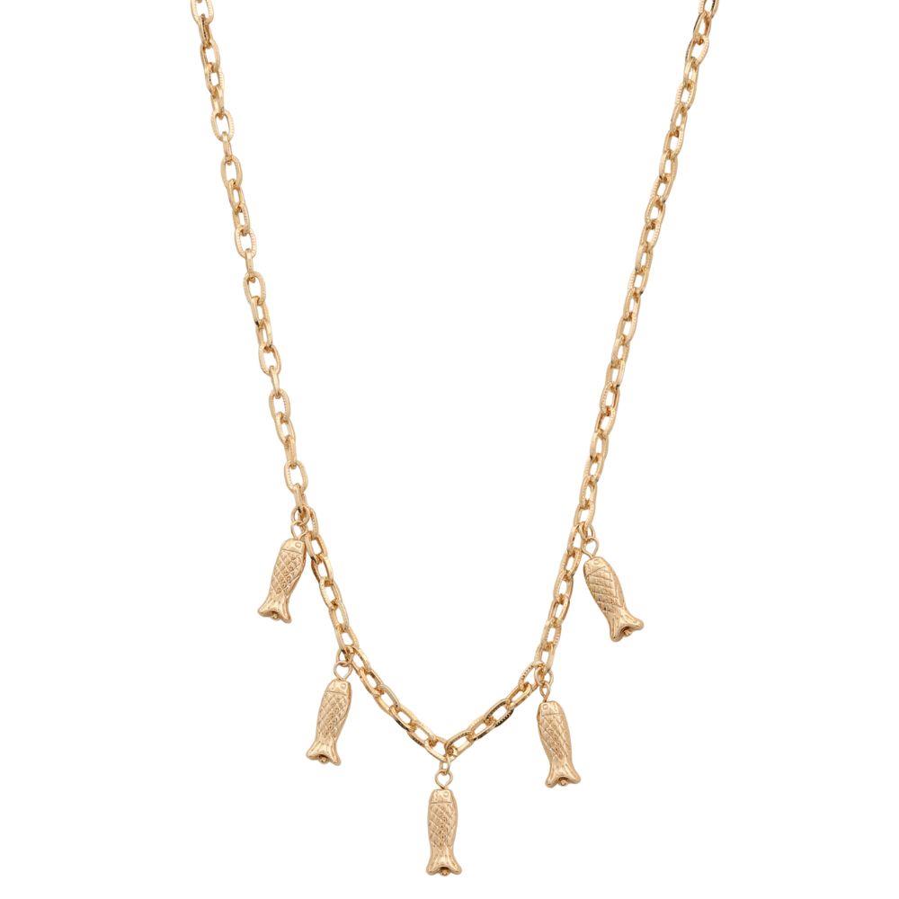 Gold Fish Necklace