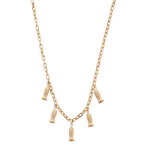 Gold Fish Necklace