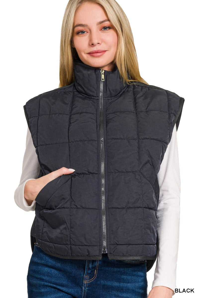 Zip Puffer Vest