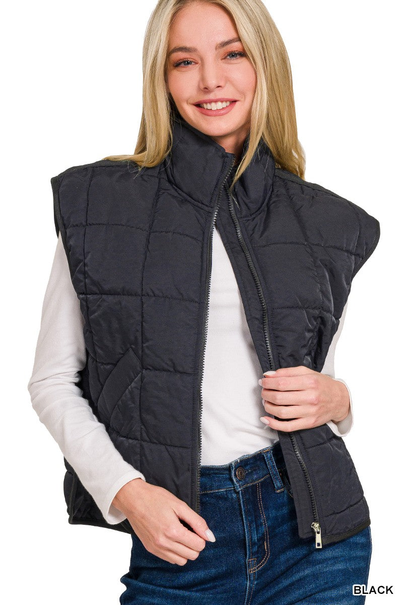 Zip Puffer Vest