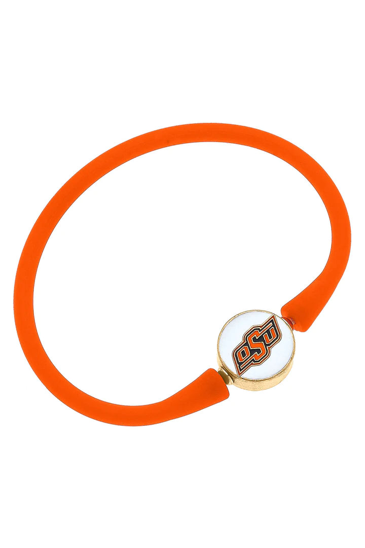 Oklahoma State Cowboys Enamel Silicone Bracelet by Canvas Style