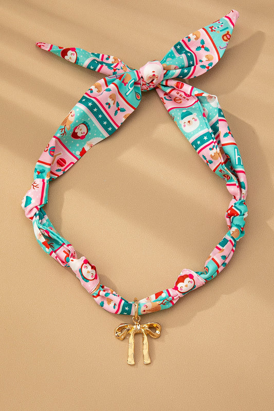 Christmas Scarf Necklace