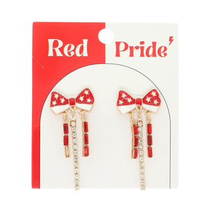 Game Day Pride Crystal Drop Earrings