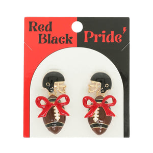 Gameday Pride Football Helmet Earrings