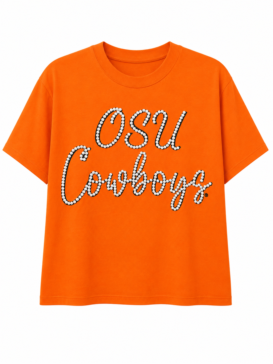 BB Stadium Orange OSU Cowboys Pearl Top