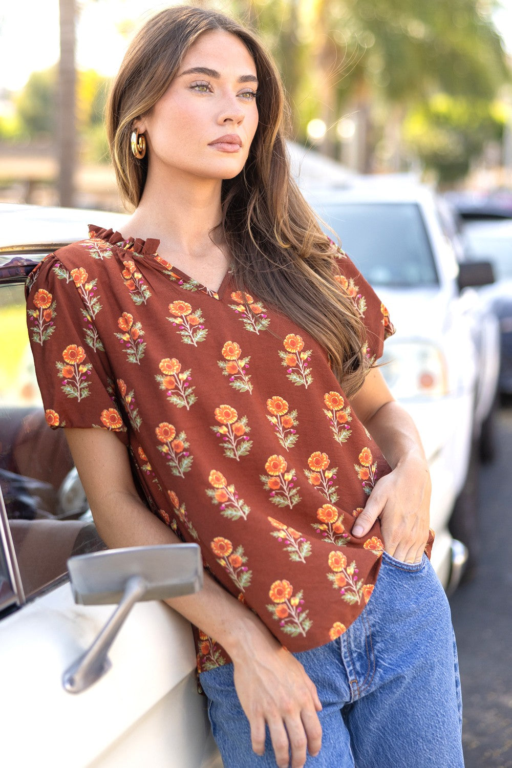 Bold Bloom Floral Top