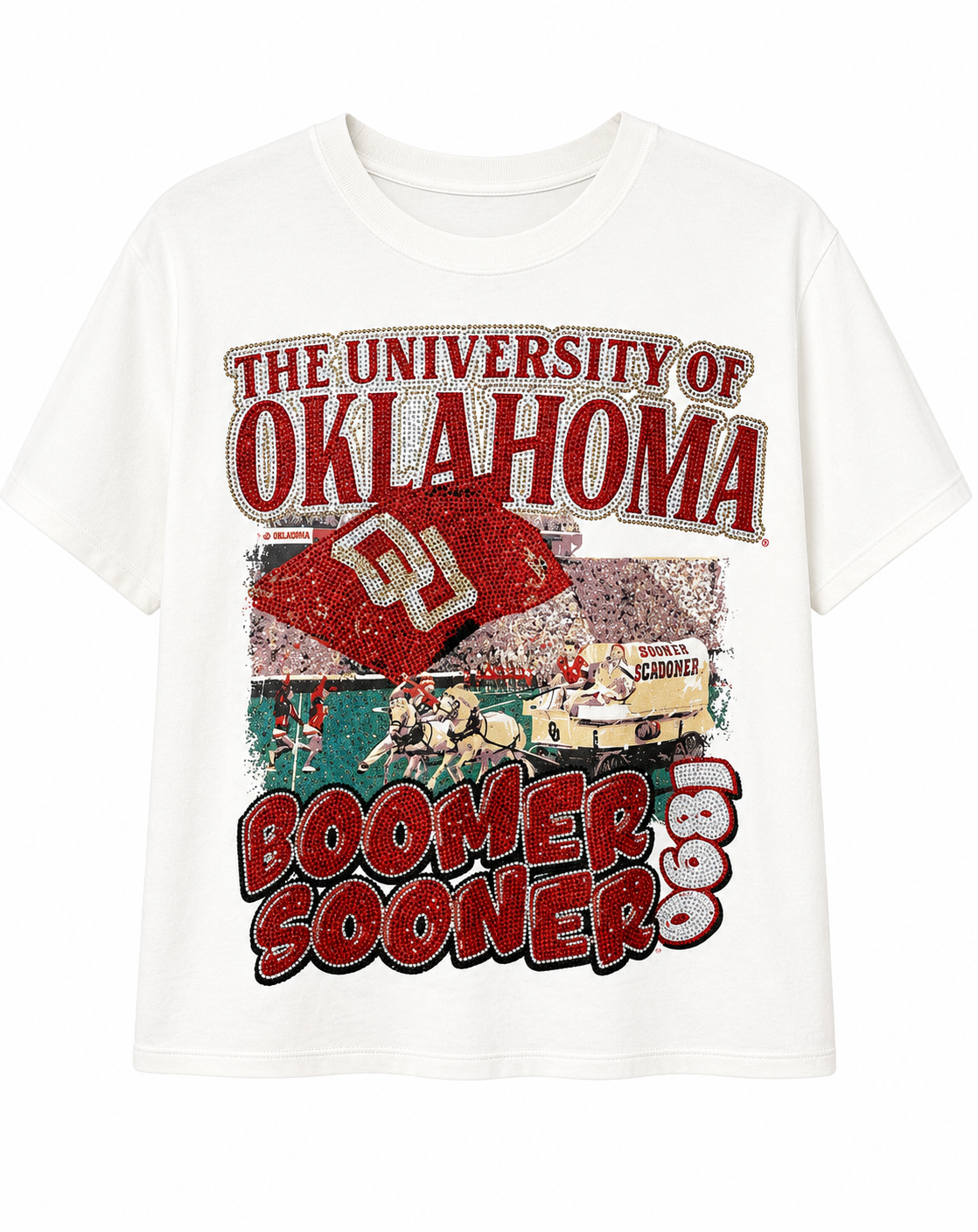 BB Stadium White OU Schooner/Stones Top