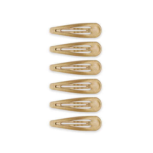 TELETIES Snap Hair Clips-6 Count