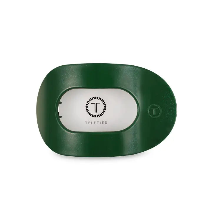 TELETIES Round Flat Hair Clip-Medium