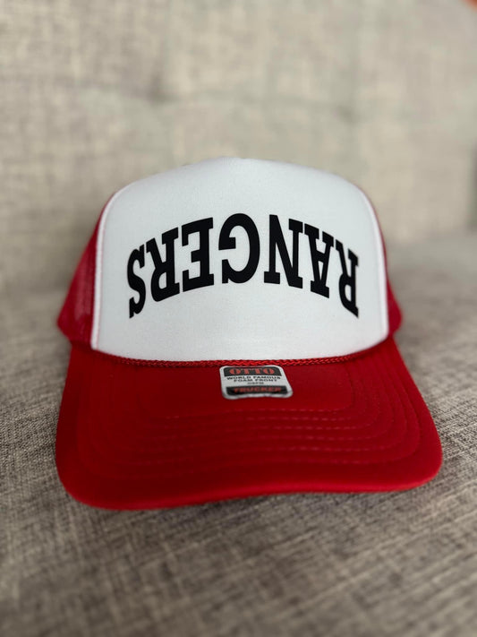 Rangers Upside Down Trucker Hat