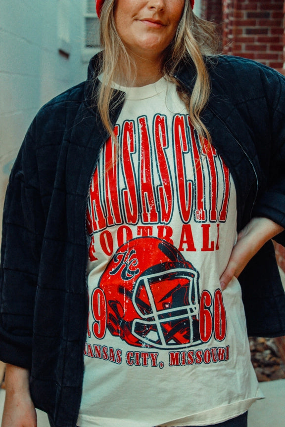 Kansas City Football Oversized TShirt
