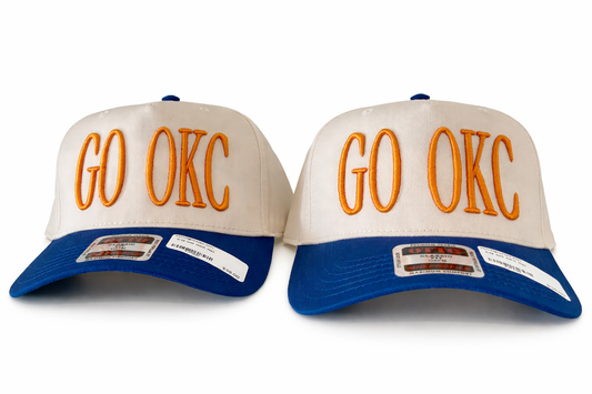 GO OKC Embroidered Trucker Hat