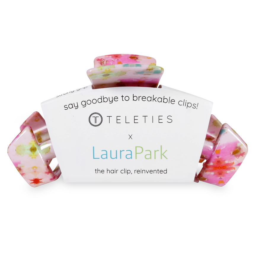 TELETIES x Laura Park Collaboration Classic Hair Clip-Large