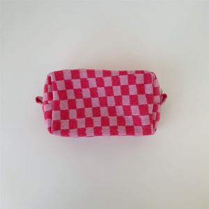 Plaid Cosmetic Bag