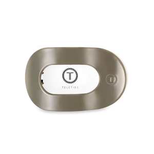 TELETIES Round Flat Hair Clip-Medium