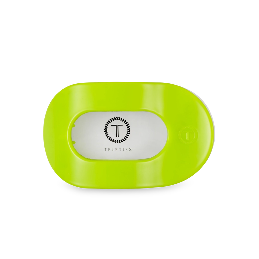 TELETIES Round Flat Hair Clip-Medium