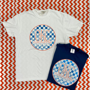 CJ OKC Coquette Shield Comfort Colors Graphic Tee