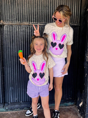 Lilac Bunny Graphic Tee by PPTX