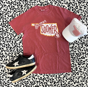 CJ Boomer Sooner Oklahoma Graphic Tee