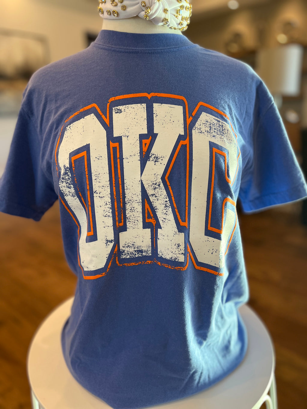 OKC Blue Comfort Color Graphic Tee