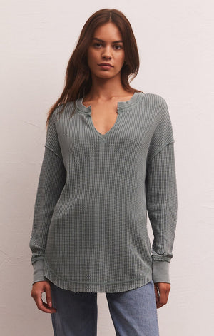 Z Supply Driftwood Thermal Top