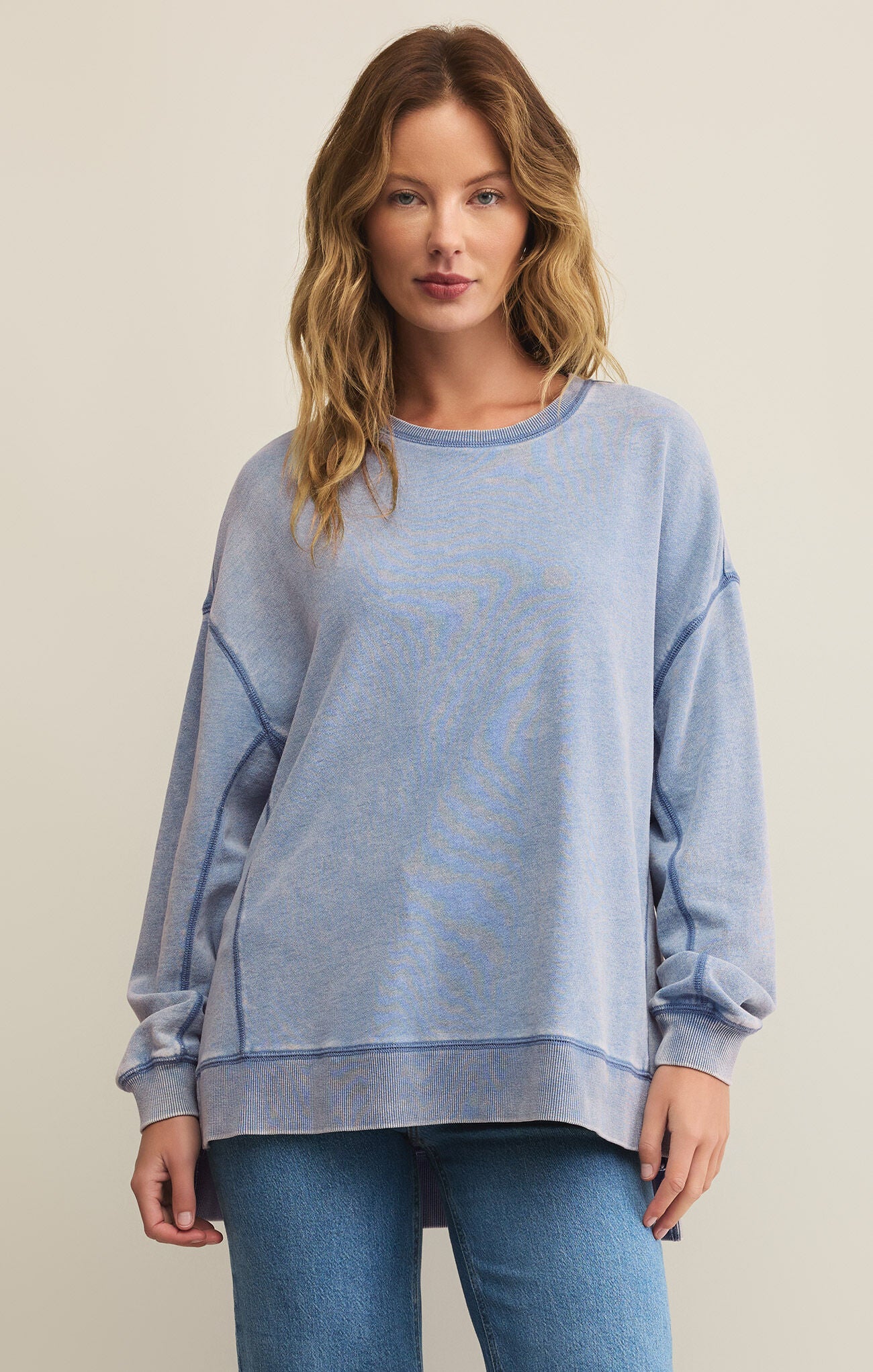 Z Supply Knit Modern Weekender Sweatshirt