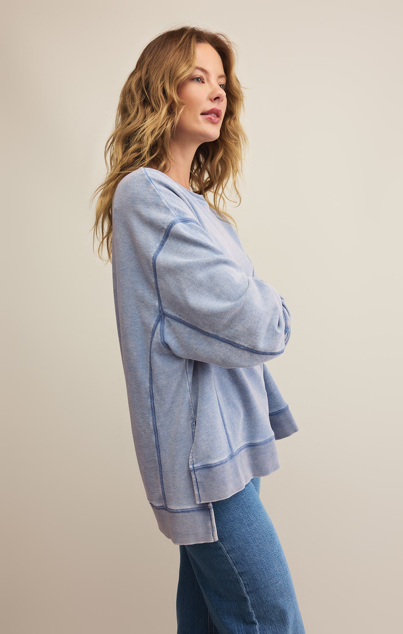 Z Supply Knit Modern Weekender Sweatshirt