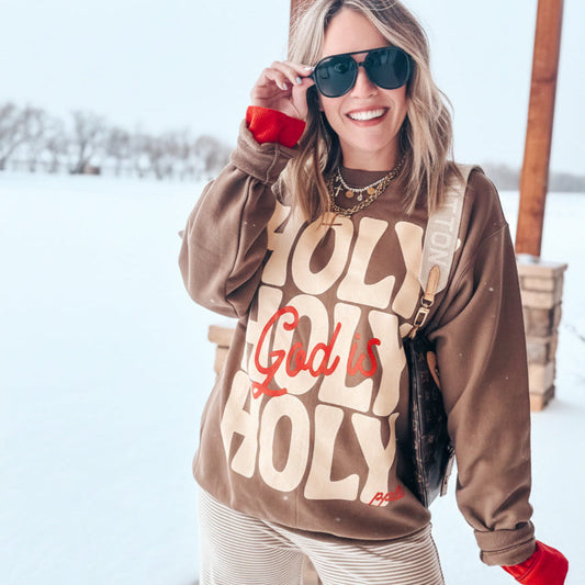 God Is Holy Graphic Sweatshirt