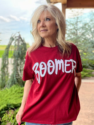BB Boomer Sequin Graphic Top
