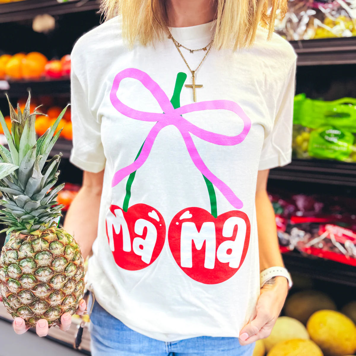 Mama Cherries Graphic Tee