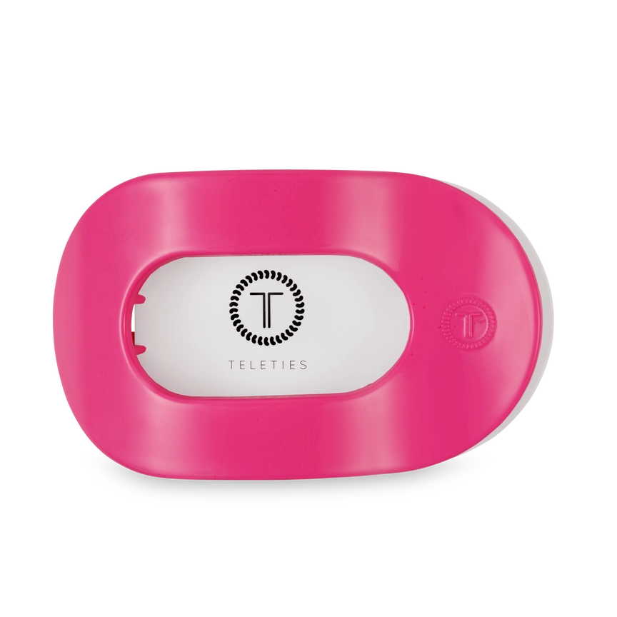 TELETIES Round Flat Hair Clip-Large