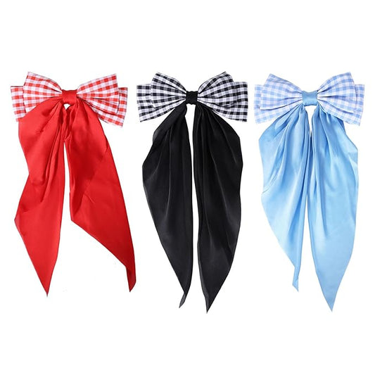 Mixed Print Hair Bow