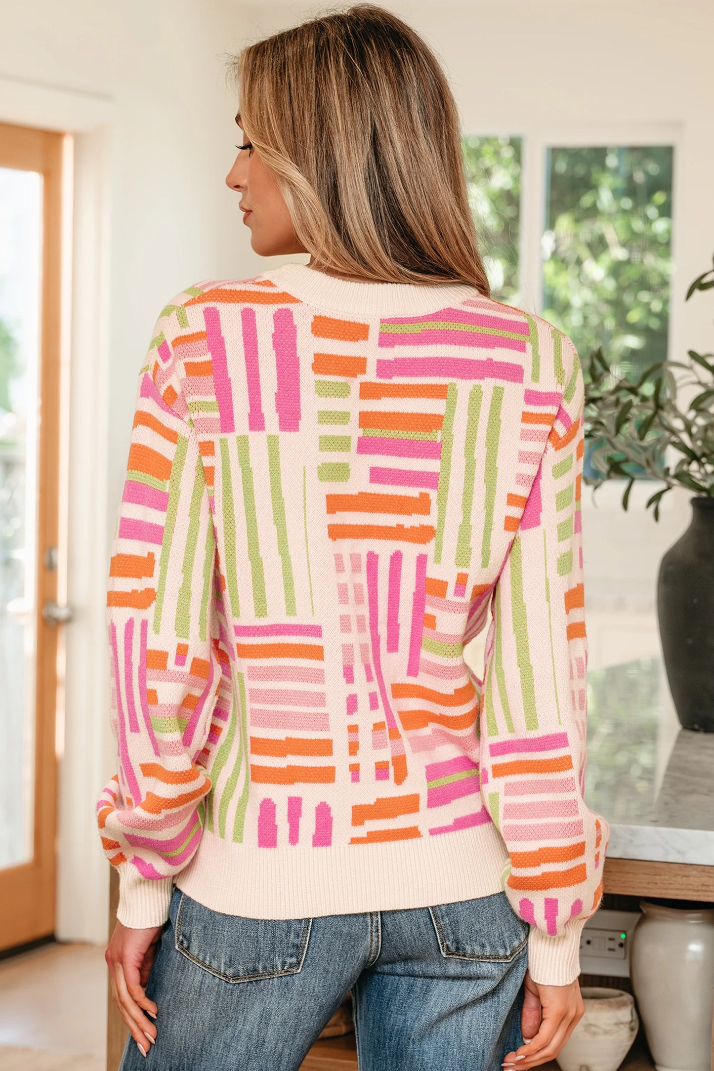 Colorwork Stripes Sweater