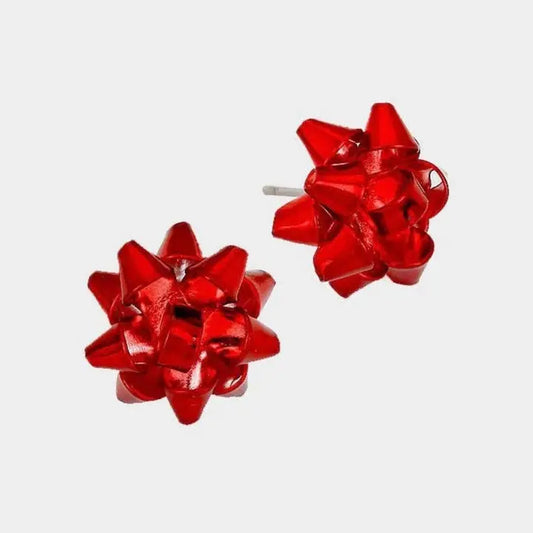 Holiday Bow Earrings