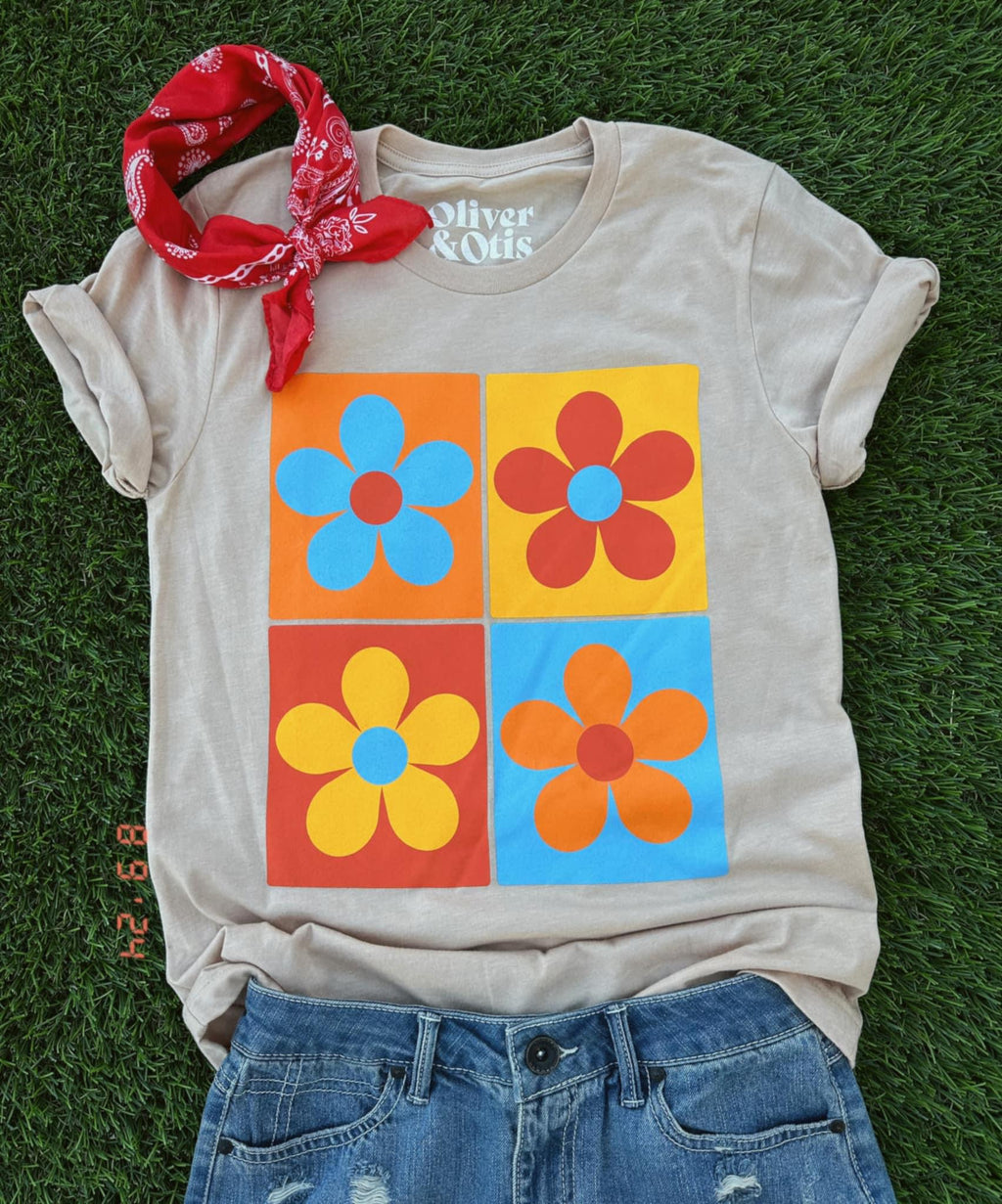 Fall Daisy Graphic Tee