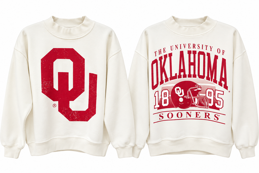 OU Stadium Reverse Fleece Sweatshirt