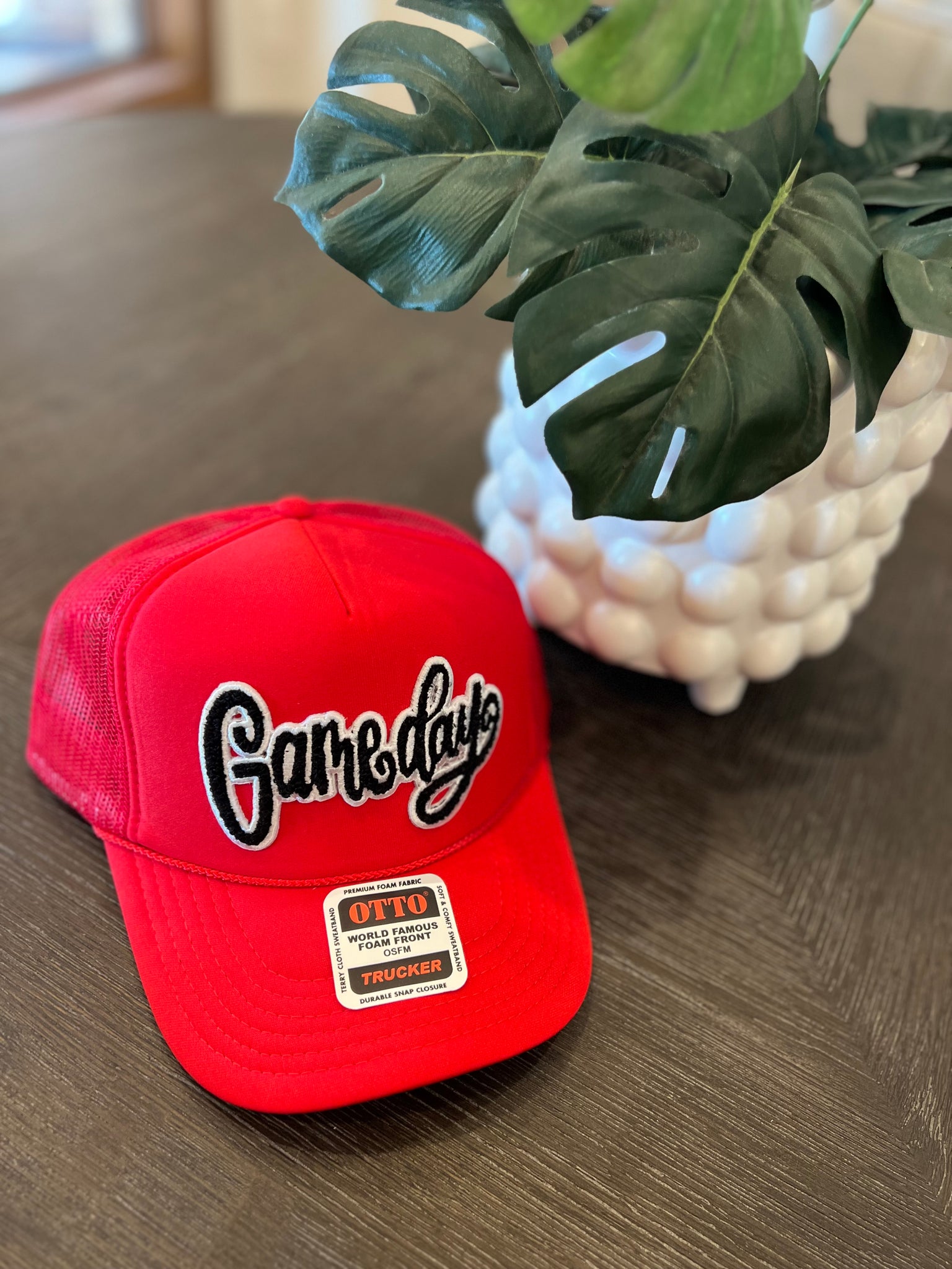 Game Day Chenille Patch Trucker Cap