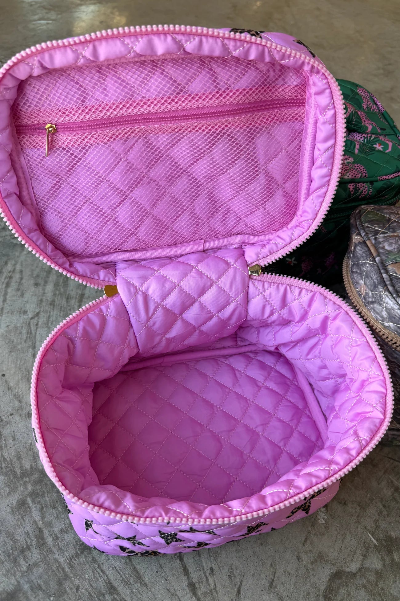 Quilted Puffer Cosmetic Bag