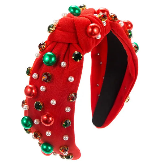 Christmas Pearl Headband