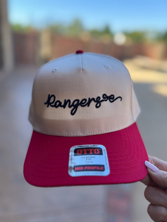Sweet Rangers Bow Embroidered Trucker Hat