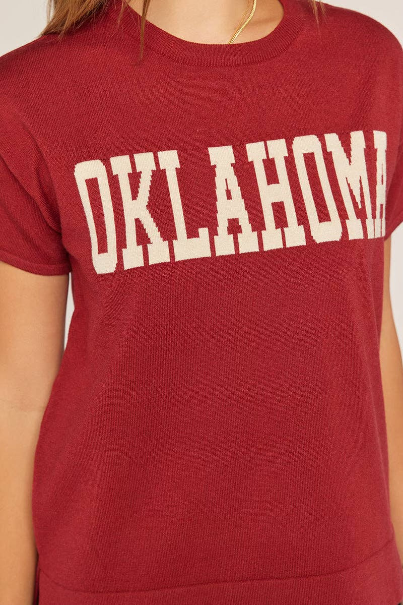 Oklahoma Gameday Knit Top