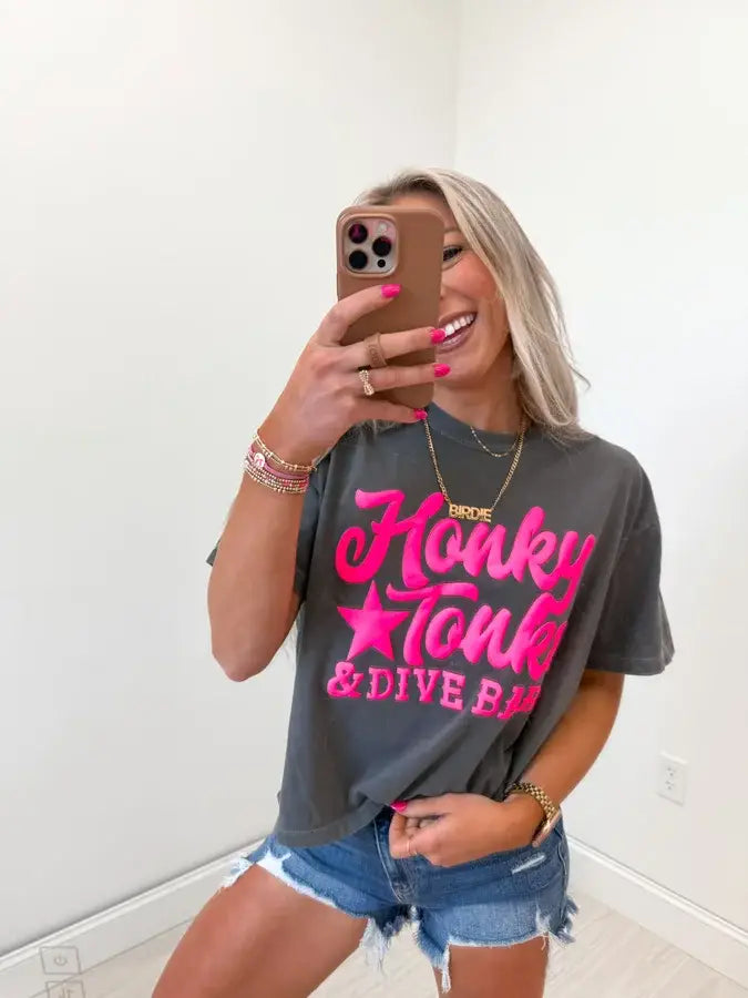 Honky Tonks Boxy Graphic Tee