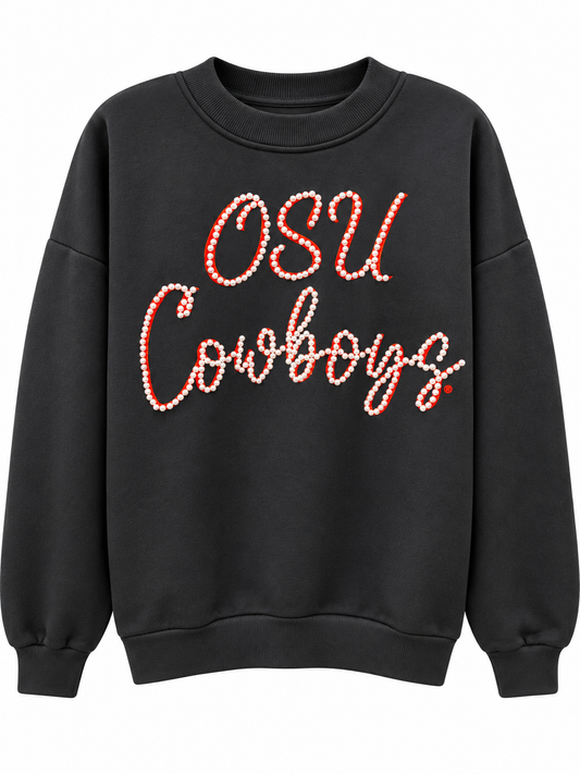 OSU Cowboys Pearl Stadium Fleece Top