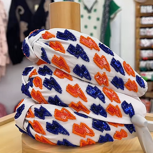 T OKC Lightning Bolt Headband