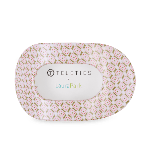 TELETIES Pine & Pearl Round Hair Clip-Medium