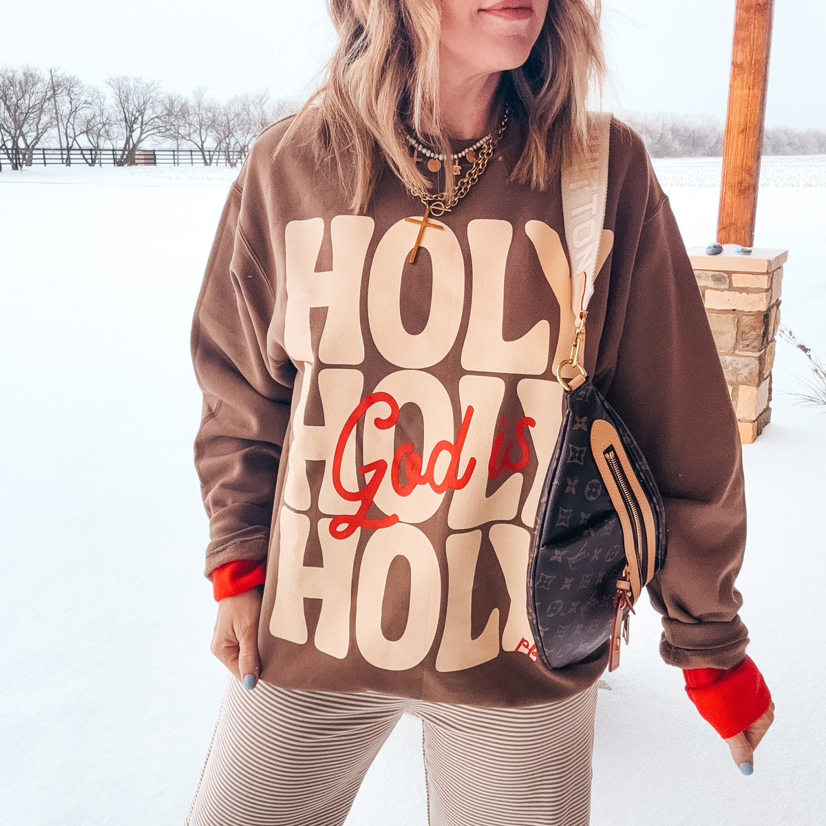 God Is Holy Graphic Sweatshirt